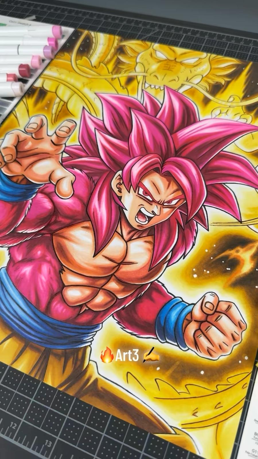 Goku Ssj4 Db Daima Print