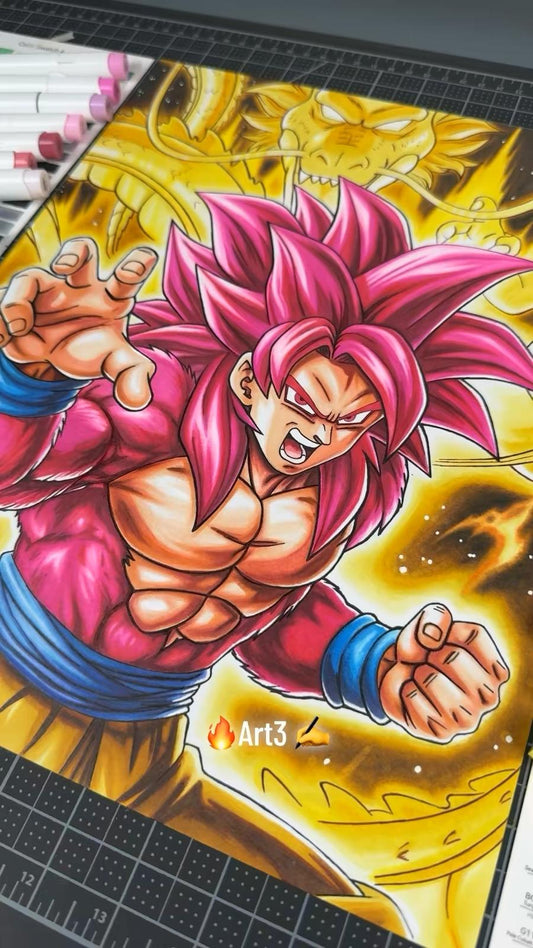 Goku Ssj4 Db Daima Print